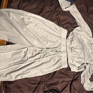 Light Gray Two-Piece Lounge Set